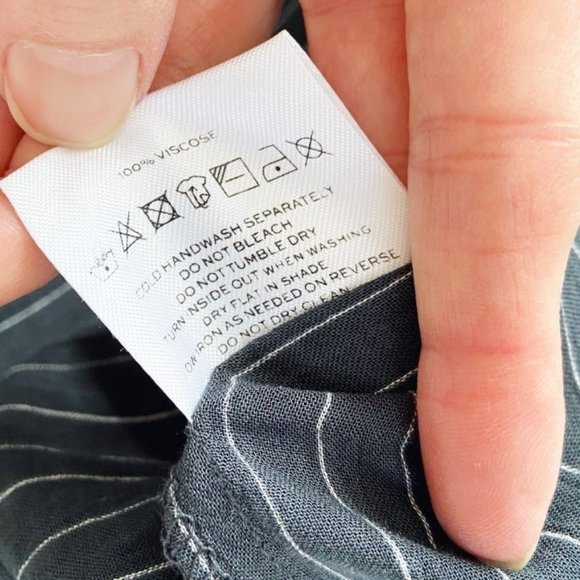 Faithfull The Brand X Revolve Mali Capsule Multi-way Striped Tie Sleeve Dress 6 - Picture 7 of 9